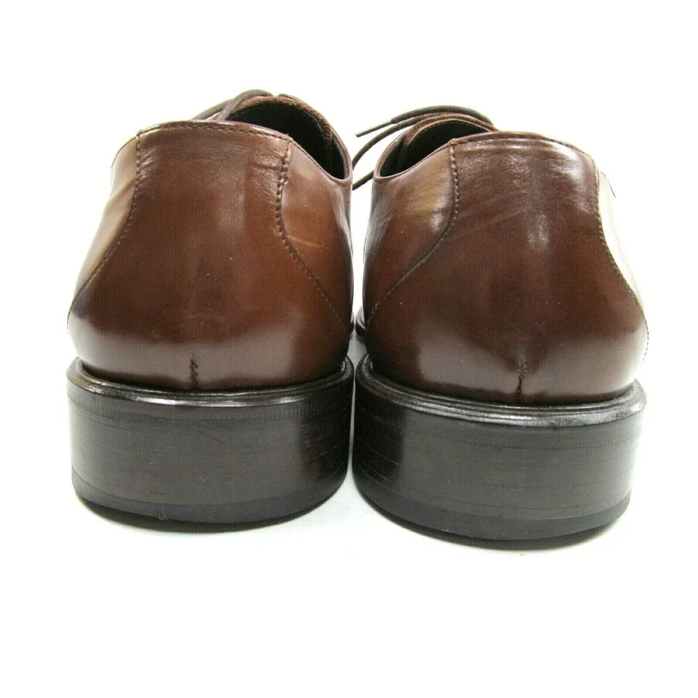 Massimo Dutti Brown Apron Toe Derby Shoes Size US 9 EUR 43